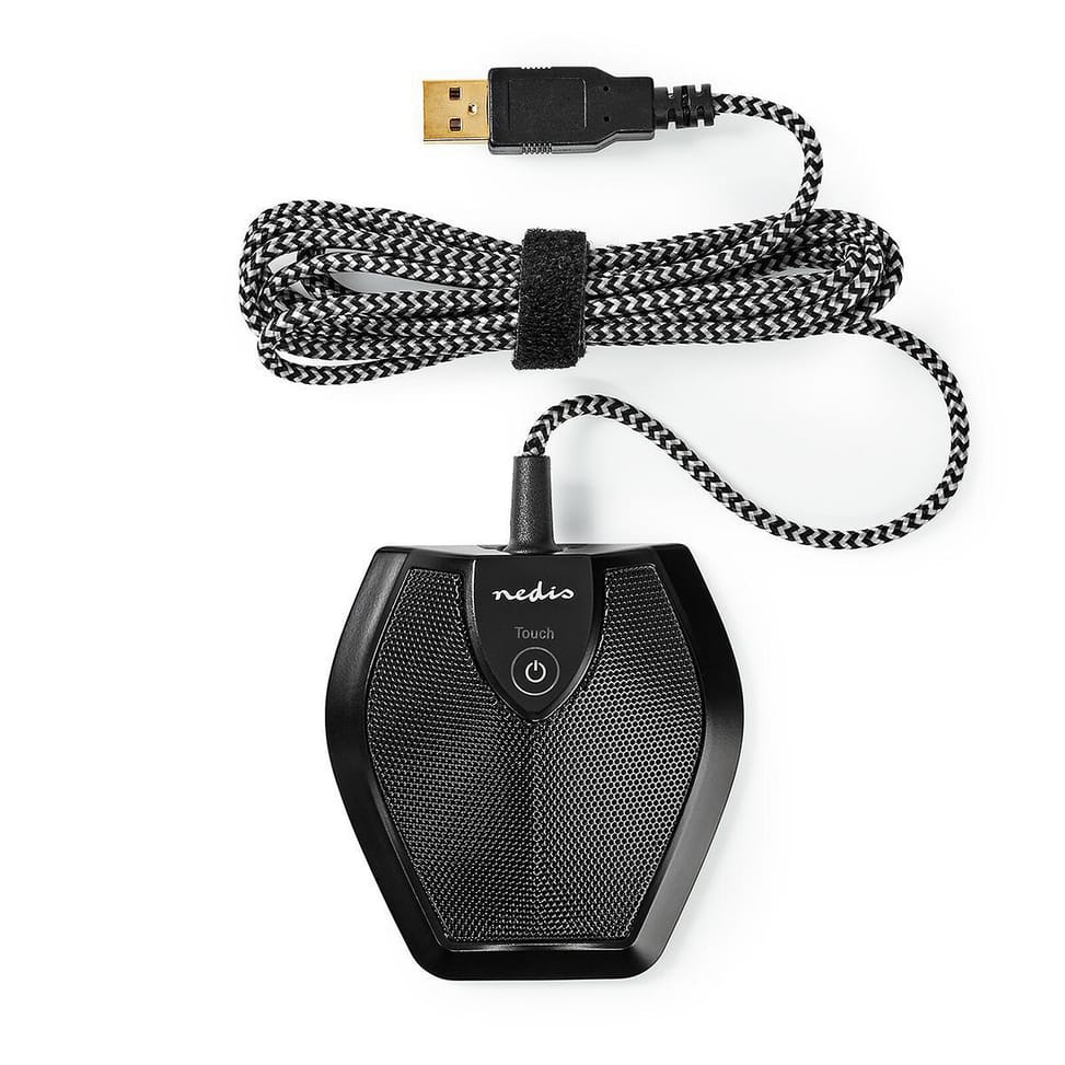 Nedis Microphone filaire de conférence avec touche mute - USB — image 4