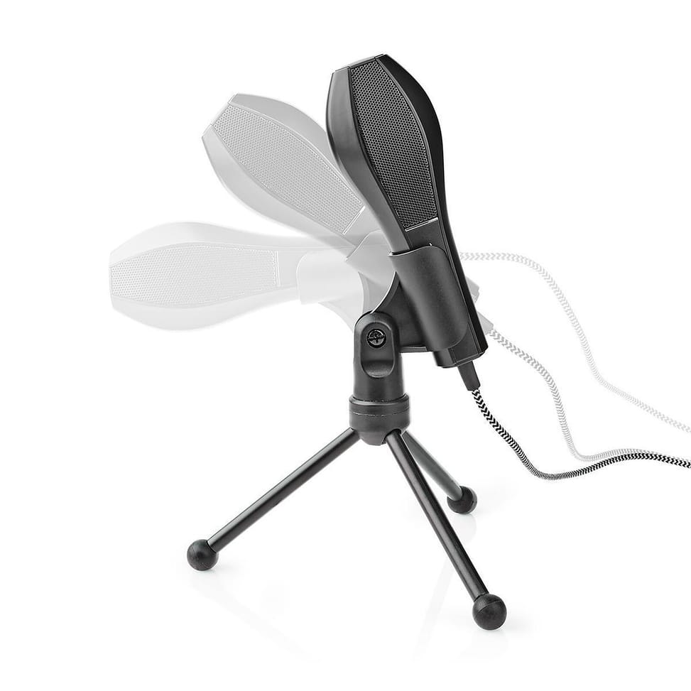 Nedis Microphone filaire double condensateur Tripod USB — image 3