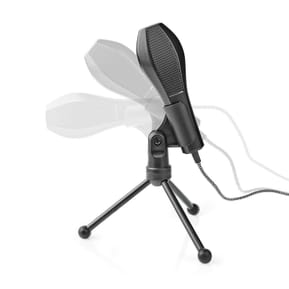 Nedis Microphone filaire double condensateur Tripod USB — image 3