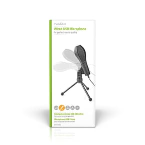 Nedis Microphone filaire double condensateur Tripod USB — image 5