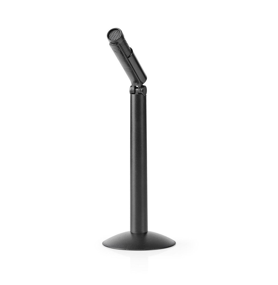 Nedis Microphone filaire trépied angle réglable 3,5 mm