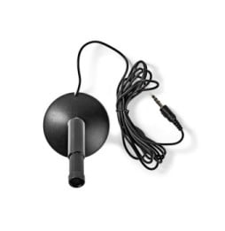 Nedis Microphone filaire trépied angle réglable 3,5 mm