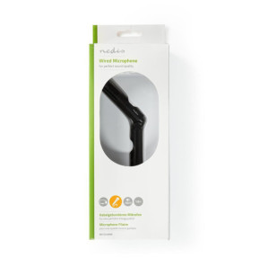Nedis Microphone filaire trépied angle réglable 3,5 mm