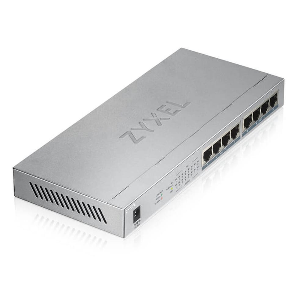 جهاز Switch غير مُدار ZyXEL GS1008HP-EU0101F — صورة 3