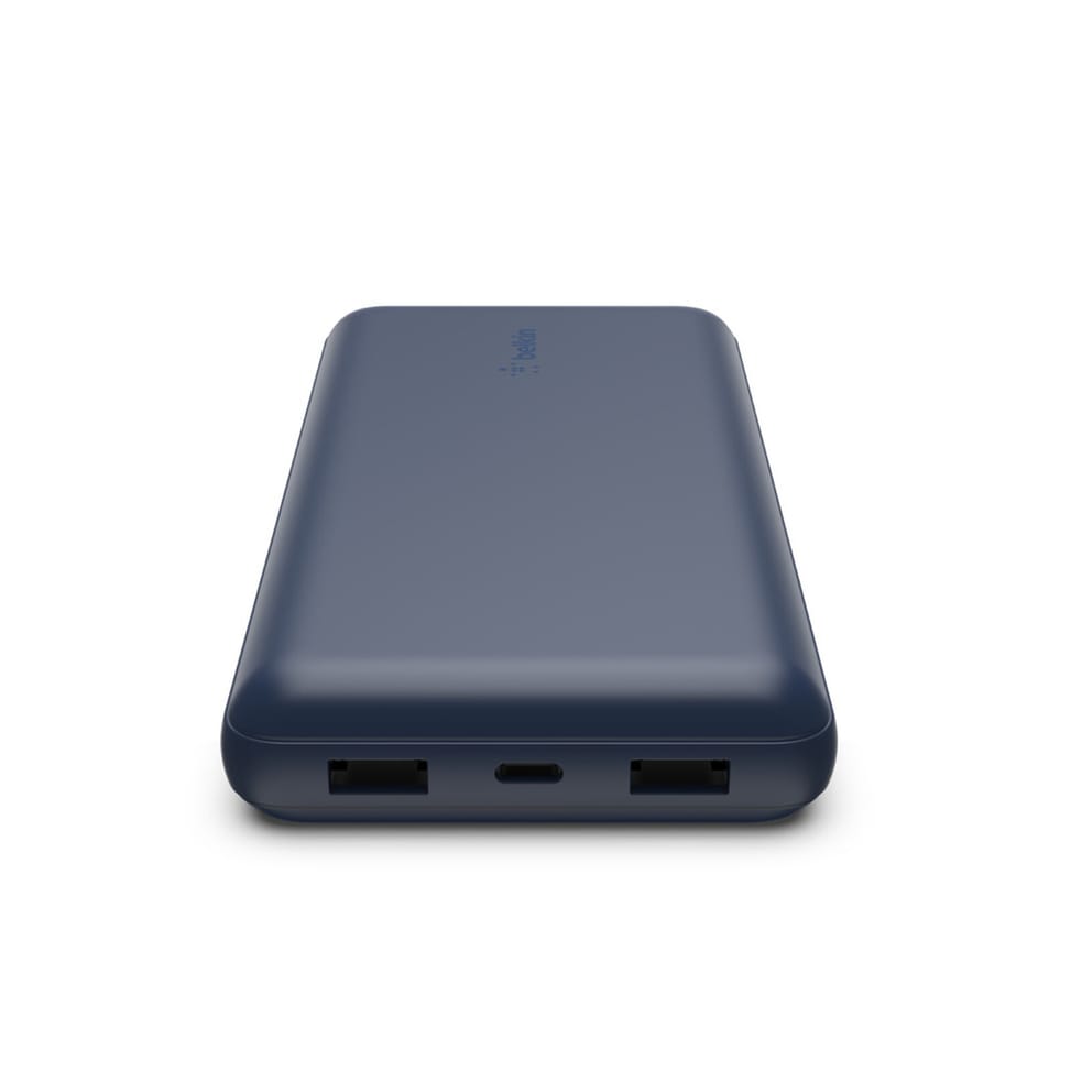 Belkin Batterie externe 20K Boost Charge avec câble USB-A vers USB-C (Bleu) — image 3