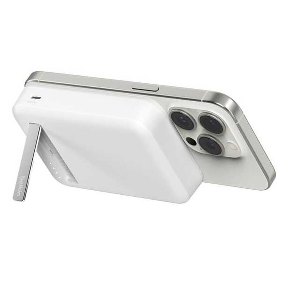 Belkin Powerbank MagSafe Qi2 10K (Blanc) — image 2