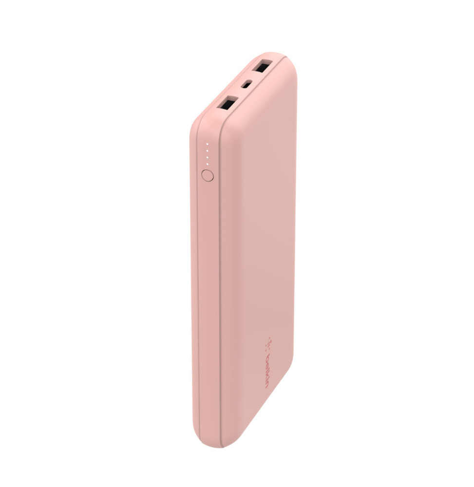 Belkin Batterie externe 20K Boost Charge avec câble USB-A vers USB-C (Rose)