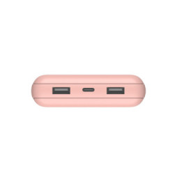 Belkin Batterie externe 20K Boost Charge avec câble USB-A vers USB-C (Rose)