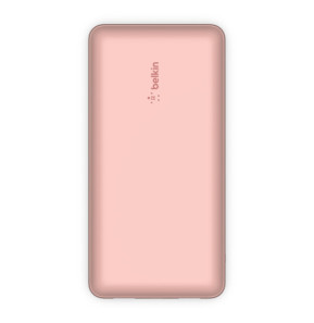 Belkin Batterie externe 20K Boost Charge avec câble USB-A vers USB-C (Rose)