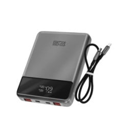 4smarts Powerbank 20000mAh 2 USB-C 100W + 2 USB 22.5W Enterprise Slim Gris Sidéral