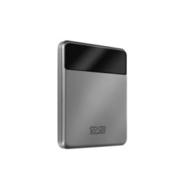 4smarts Powerbank 20000mAh 2 USB-C 100W + 2 USB 22.5W Enterprise Slim Gris Sidéral