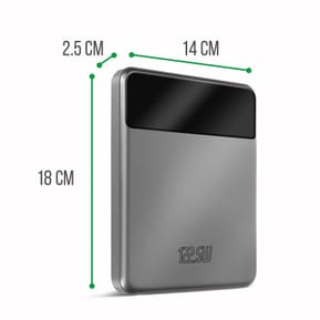 4smarts Powerbank 20000mAh 2 USB-C 100W + 2 USB 22.5W Enterprise Slim Gris Sidéral — image 5