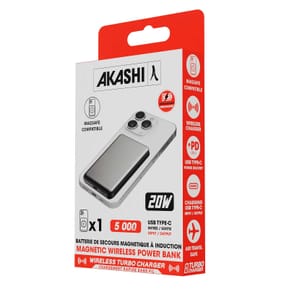 Akashi Batterie de Secours MagSafe à Induction 5000 mAh — image 5