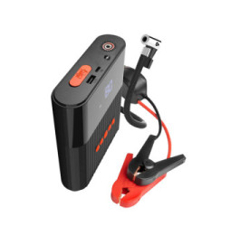 4smarts Powerbank 8800mAh Compresseur 3,8 bar et Booster batterie de voiture PitStop Noir