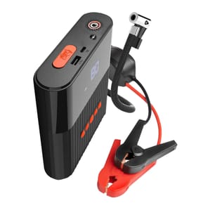 4smarts Powerbank 8800mAh Compresseur 3,8 bar et Booster batterie de voiture PitStop Noir