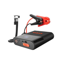 4smarts Powerbank 8800mAh Compresseur 3,8 bar et Booster batterie de voiture PitStop Noir