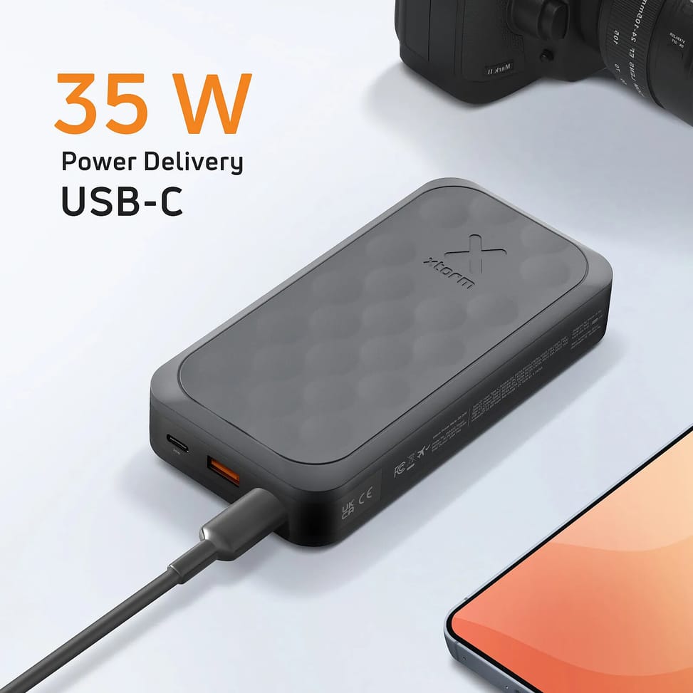 Xtorm Batterie Externe 20000mAh 35W 2x USB-C + USB-C Écran LED Compact Noir — image 3