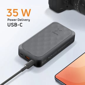 Xtorm Batterie Externe 20000mAh 35W 2x USB-C + USB-C Écran LED Compact Noir — image 3