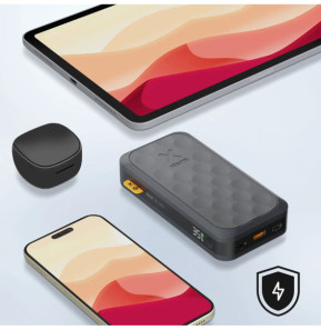 Xtorm Batterie Externe 20000mAh 35W 2x USB-C + USB-C Écran LED Compact Noir