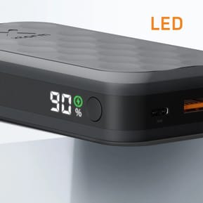 Xtorm Batterie Externe 20000mAh 35W 2x USB-C + USB-C Écran LED Compact Noir — image 5