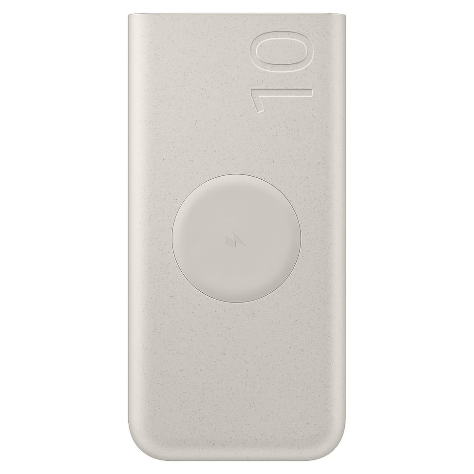 Samsung Batterie externe charge ultra rapide 25W + Charge sans fil (Beige) — image 1
