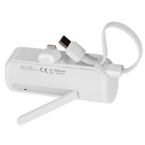 LinQ Batterie de Secours 6000mAh Double Connectivité USB C et Lightning Blanc — image 2