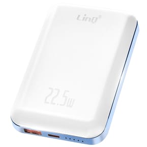 LinQ Batterie Externe 15W MagSafe 10000 mAh Power Delivery 20W Blanc
