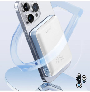 LinQ Batterie Externe 15W MagSafe 10000 mAh Power Delivery 20W Blanc