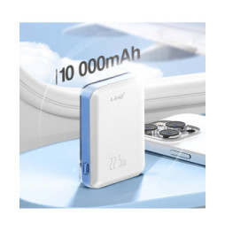 LinQ Batterie Externe 15W MagSafe 10000 mAh Power Delivery 20W Blanc