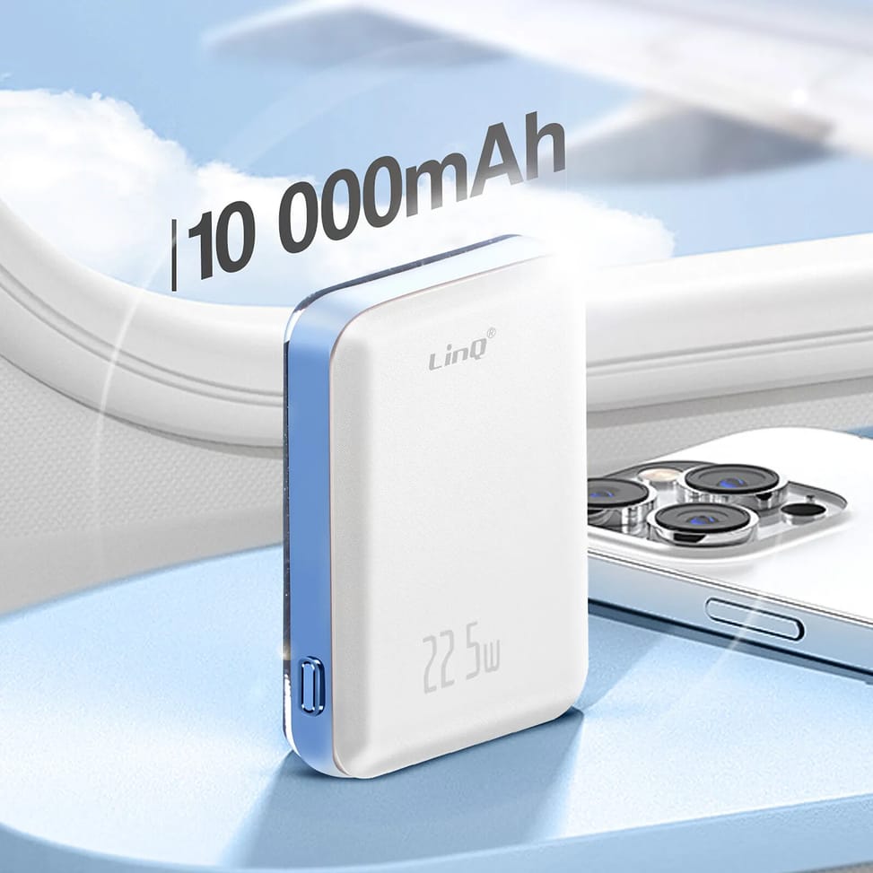 LinQ Batterie Externe 15W MagSafe 10000 mAh Power Delivery 20W Blanc — image 4