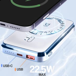 LinQ Batterie Externe 15W MagSafe 10000 mAh Power Delivery 20W Blanc — image 5