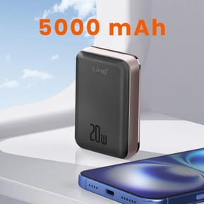 LinQ Batterie de Secours MagSafe 5000 mAh 15W Compact Noir — image 4