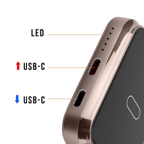 LinQ Batterie de Secours MagSafe 5000 mAh 15W Compact Noir — image 5