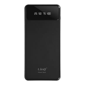 LinQ Batterie Secours 15000mAh Câble 4 en 1 Amovible et Sortie USB Compact Noir — image 2