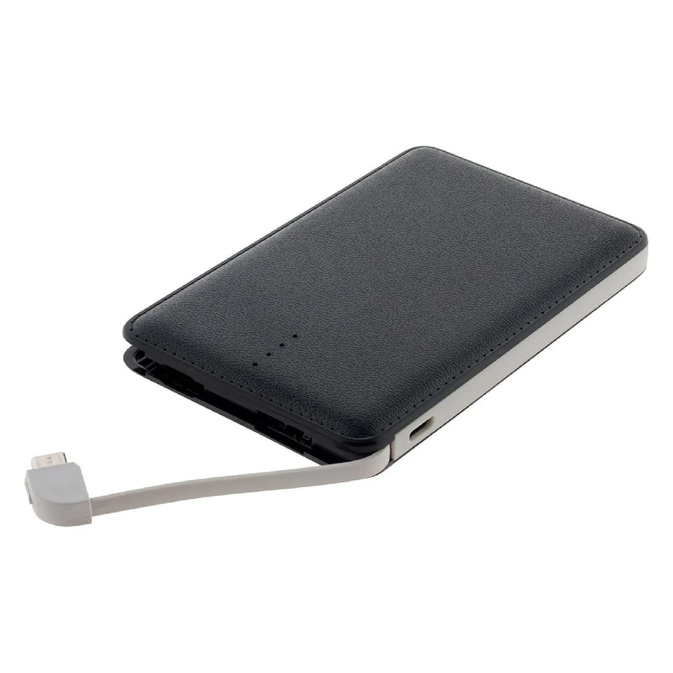 Chargeur powerbank de poche 5000mAh - Noir - Zenitech — image 2