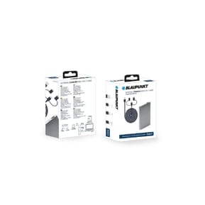 Blaupunkt - Batterie externe 4000mAh avec câble 3-en-1 - BLP7100-143 - Gris Argent — image 2