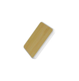 Blaupunkt - Batterie de secours en bambou 5.000mAh - BLP7620-193 - Blanc / Bois