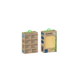 Blaupunkt - Batterie de secours en bambou 5.000mAh - BLP7620-193 - Blanc / Bois
