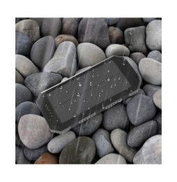 Akashi Batterie de Secours 10000 mAh Solaire Noir