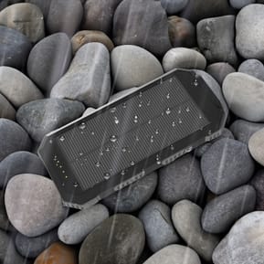 Akashi Batterie de Secours 10000 mAh Solaire Noir — image 5