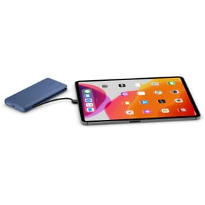 Belkin Batterie externe 10K avec câbles intégrés lightning et USB-C (Bleu) — image 3