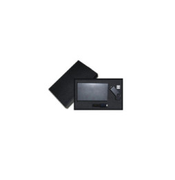 Polaroid - Set batterie externe en cuir 4000mAh, câble 2-en-1 et clé USB 4GO - PO1980-133 - Noir