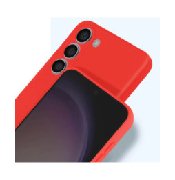 Roar Coque pour Samsung S23 Silicone Souple Finition mate Colorful Jelly Rouge
