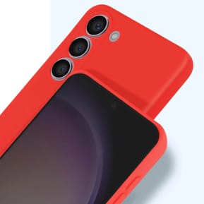 Roar Coque pour Samsung S23 Silicone Souple Finition mate Colorful Jelly Rouge — image 3