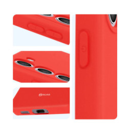 Roar Coque pour Samsung S23 Silicone Souple Finition mate Colorful Jelly Rouge