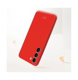 Roar Coque pour Samsung S23 Silicone Souple Finition mate Colorful Jelly Rouge