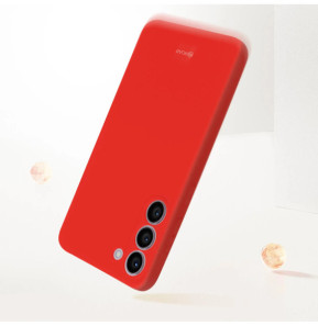 Roar Coque pour Samsung S23 Silicone Souple Finition mate Colorful Jelly Rouge