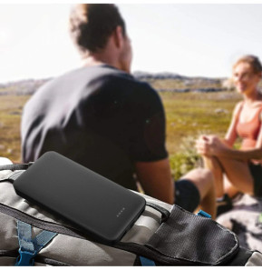 Bigben Batterie Externe 20000mAh Charge Rapide 2x USB + USB-C Voyant LED Noir