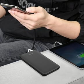 Bigben Batterie Externe 20000mAh Charge Rapide 2x USB + USB-C Voyant LED Noir — image 5