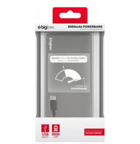 BigBen Connected Batterie de secours pour Nintendo Switch 8000mAh Compacte Gris